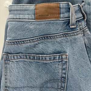 American Eagle ripped mom jeans